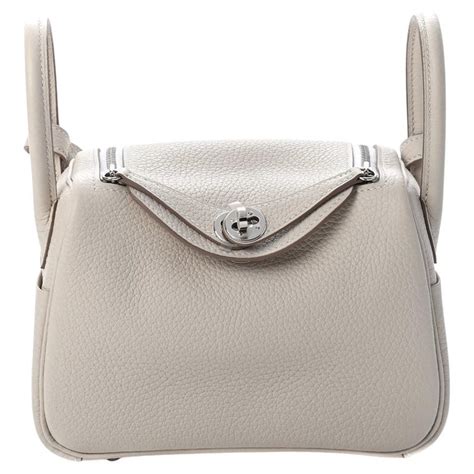 hermes mini lindy craie|Hermes mini lindy for sale.